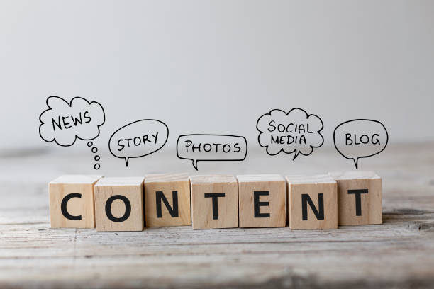 content marketing icons 
story
social media 
photos
blog